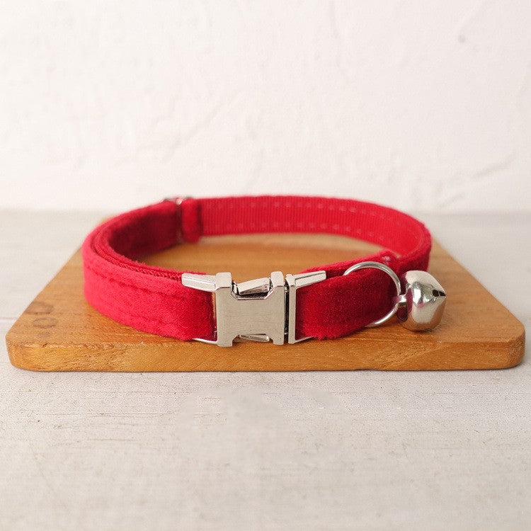 KFX-3885117 Adjustable Soft Polyester Cat Collar for Comfort and Style