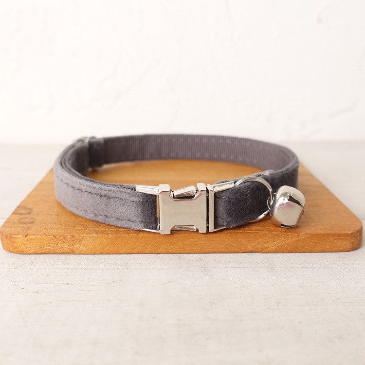 KFX-3885117 Adjustable Soft Polyester Cat Collar for Comfort and Style