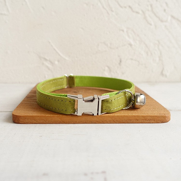 KFX-3885117 Adjustable Soft Polyester Cat Collar for Comfort and Style