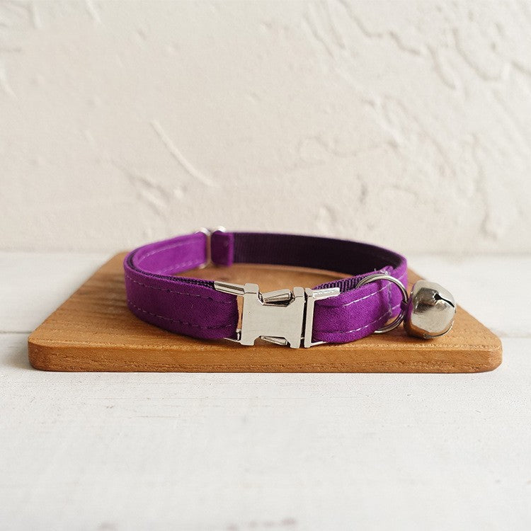 KFX-3885117 Adjustable Soft Polyester Cat Collar for Comfort and Style