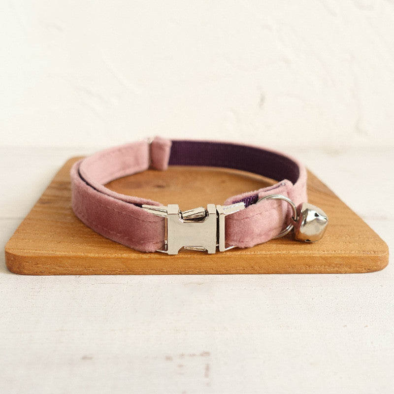 KFX-3885117 Adjustable Soft Polyester Cat Collar for Comfort and Style