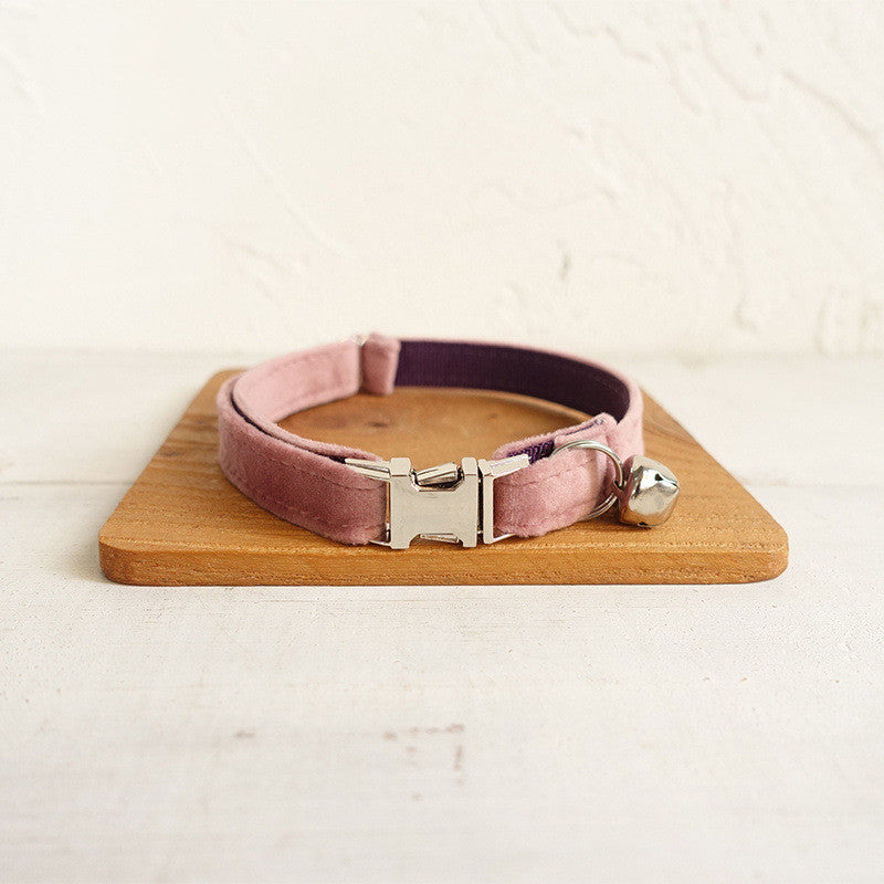 KFX-3885117 Adjustable Soft Polyester Cat Collar for Comfort and Style