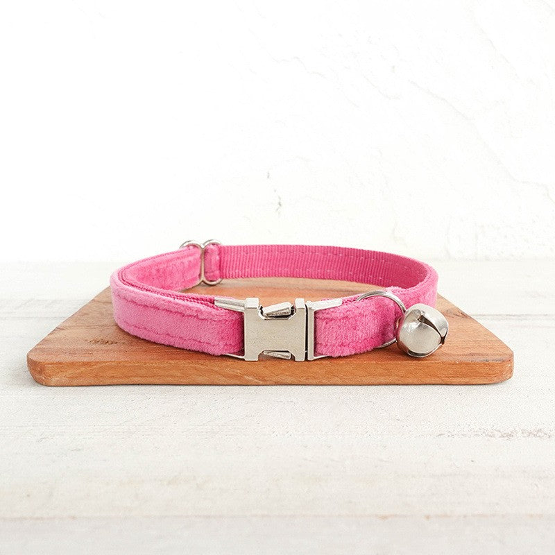 KFX-3885117 Adjustable Soft Polyester Cat Collar for Comfort and Style