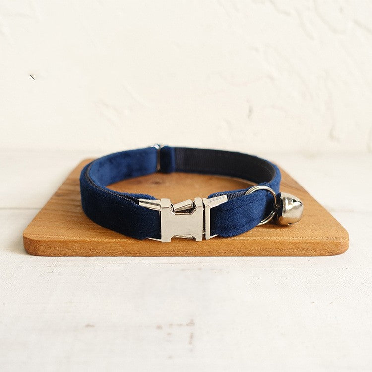 KFX-3885117 Adjustable Soft Polyester Cat Collar for Comfort and Style