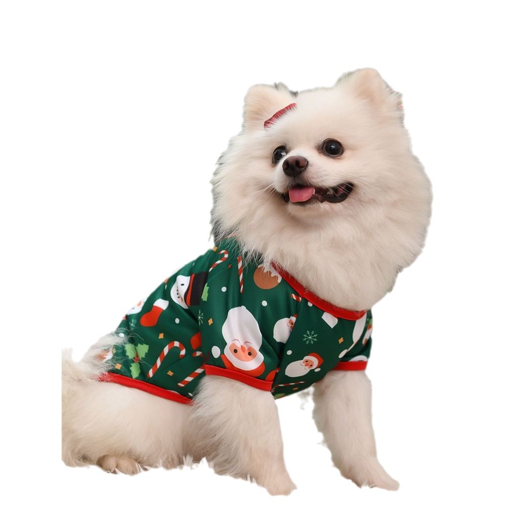 KFX-3887677 Universal White Polyester Pet Clothing for Cats and Dogs in European and American Style
