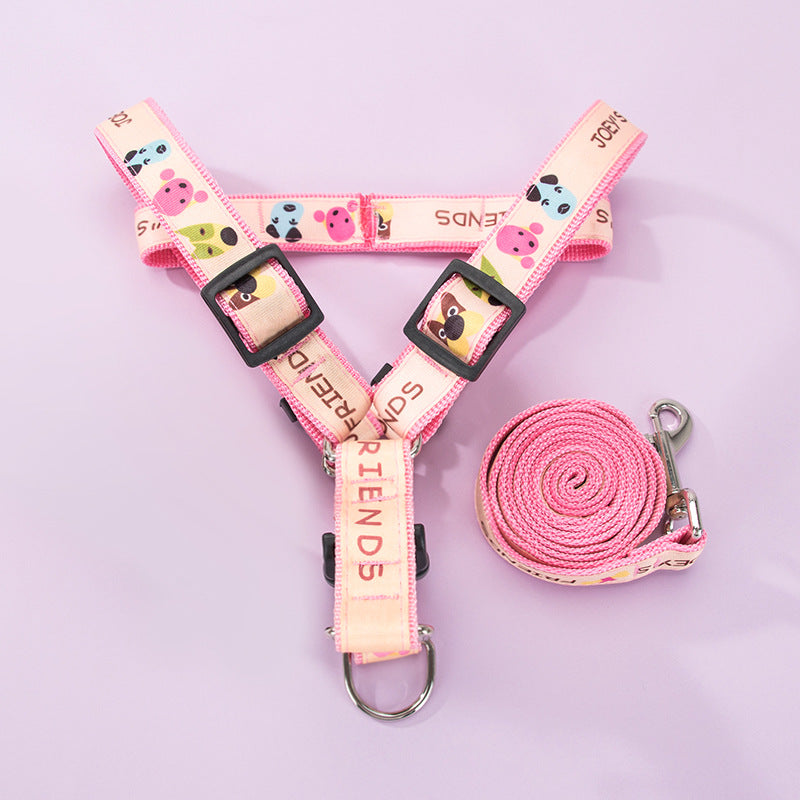 KFX-3888701 Durable Nylon Braid Pet Leash for Small and Medium Dogs and Cats, Various Sizes Available