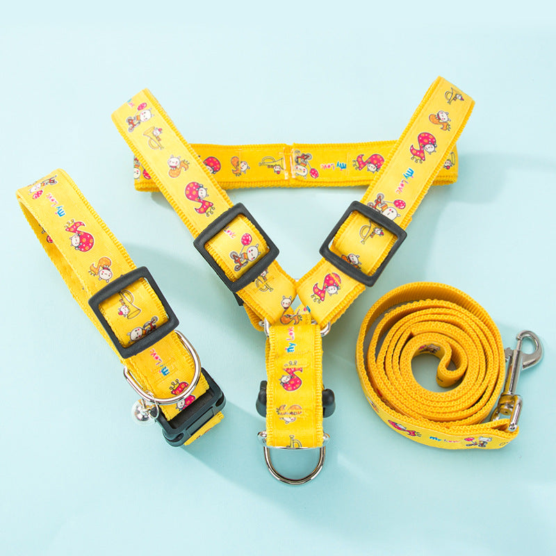 KFX-3888701 Durable Nylon Braid Pet Leash for Small and Medium Dogs and Cats, Various Sizes Available