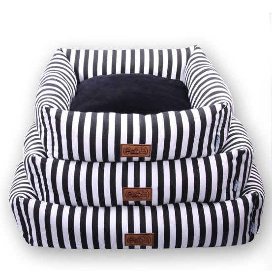 KFX-3888957 Cozy Square Canvas Pet Home for Dogs and Cats - Available in Sizes S, M, L