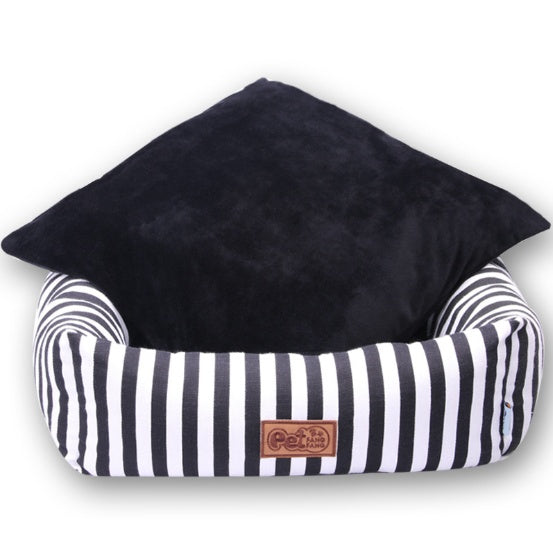 KFX-3888957 Cozy Square Canvas Pet Home for Dogs and Cats - Available in Sizes S, M, L