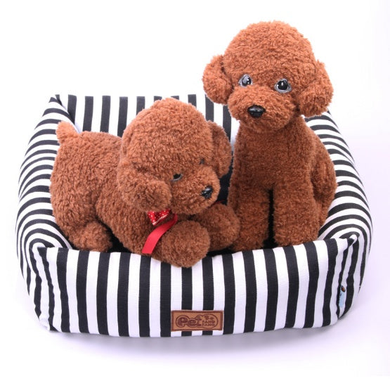 KFX-3888957 Cozy Square Canvas Pet Home for Dogs and Cats - Available in Sizes S, M, L
