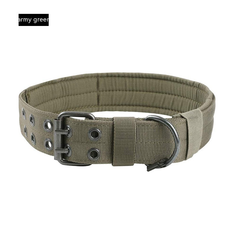 KFX-3890877 Durable Outdoor Nylon Collar for Medium to Large Dogs in Various Colors