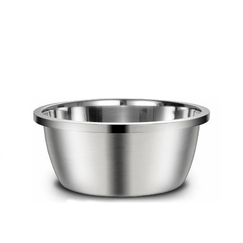 KFX-3895229 Extra Thick 304 Stainless Steel Basin - Available in Multiple Diameters (20cm to 30cm)
