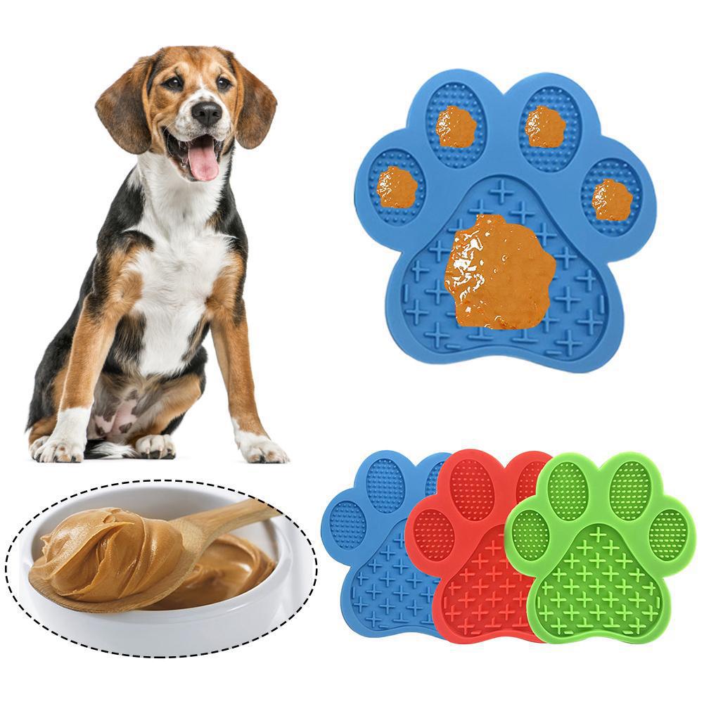 KFX-3900605 Silicone Dog Lick Pad for Bathing – Food-Grade, Wall-Mounted, Slow Feeding Distraction Mat