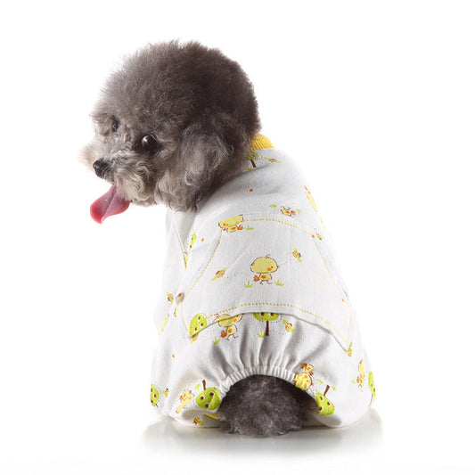 KFX-3901245 Cozy Polyester Pajamas for Pets in Various Colors and Sizes