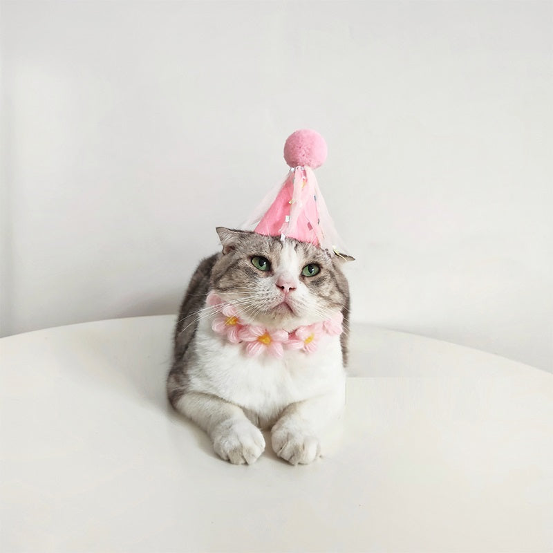 KFX-3910717 Adorable Colorful Dress-Up Headgear for Small Cats and Dogs