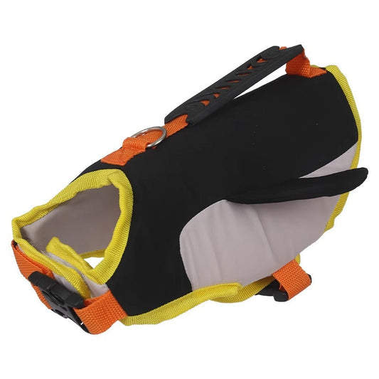 KFX-3913917 Corgi & Golden Retriever Pet Life Jacket with Plaid Contrast Colors