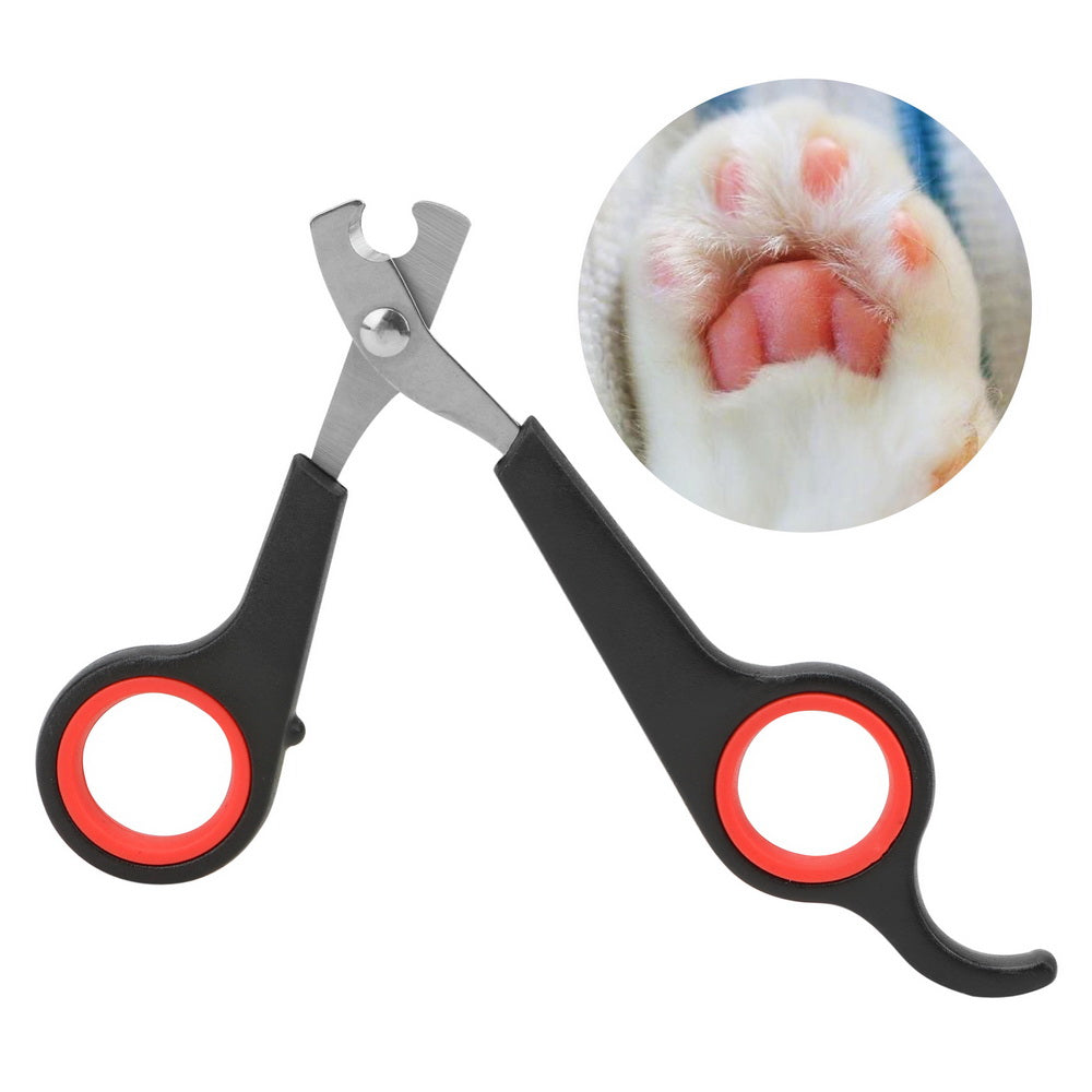 KFX-3919677 Pet Nail Scissors with Sharp Stainless Steel Blade and Comfortable Plastic Handle