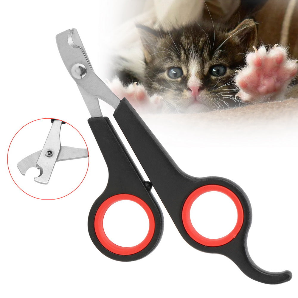 KFX-3919677 Pet Nail Scissors with Sharp Stainless Steel Blade and Comfortable Plastic Handle