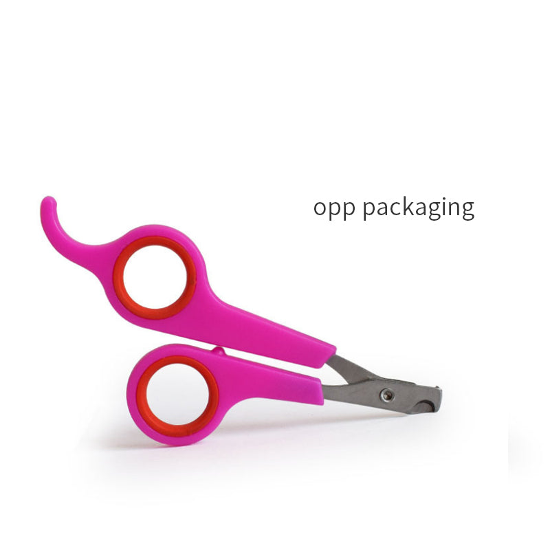 KFX-3919677 Pet Nail Scissors with Sharp Stainless Steel Blade and Comfortable Plastic Handle