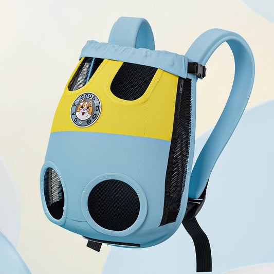 KFX-3919933 Lightweight Portable Cat Diaper Bag with Adjustable Strap - Medium to 2XL Sizes Available