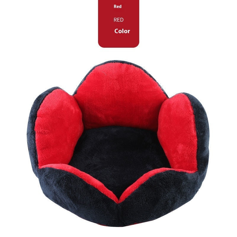 KFX-3920317 Cozy Universal Pet Nest Bed for Dogs and Cats - Warm & Comfortable 40cm to 60cm Options