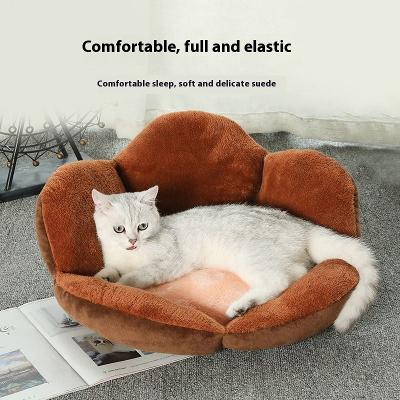 KFX-3920317 Cozy Universal Pet Nest Bed for Dogs and Cats - Warm & Comfortable 40cm to 60cm Options