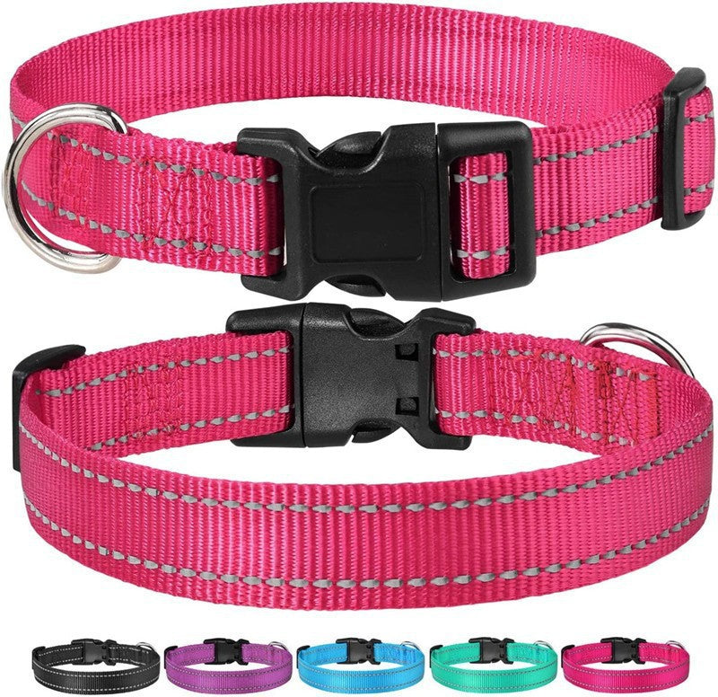 KFX-3921469 Adjustable Nylon Dog Chest Strap Collar in Multiple Colors