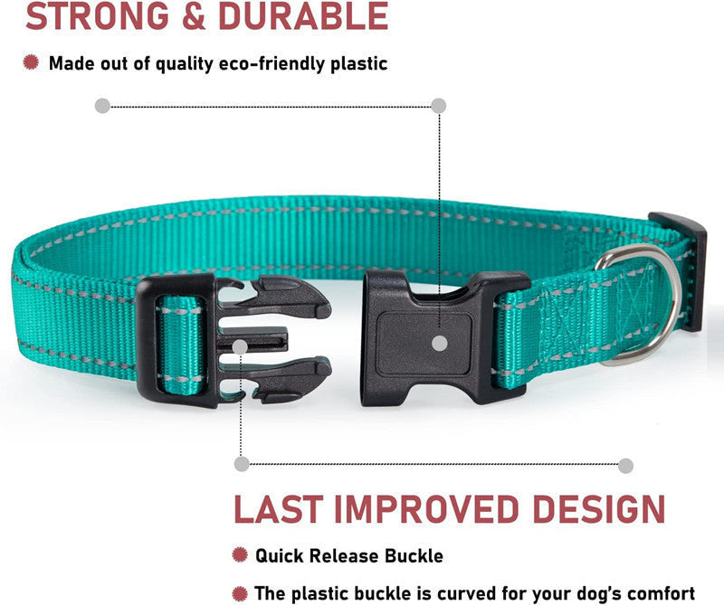 KFX-3921469 Adjustable Nylon Dog Chest Strap Collar in Multiple Colors