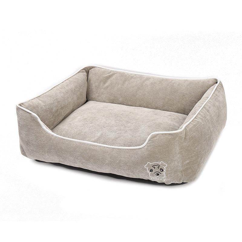 KFX-3921725 Bite-Resistant Corduroy Kennel - Multiple Sizes Available