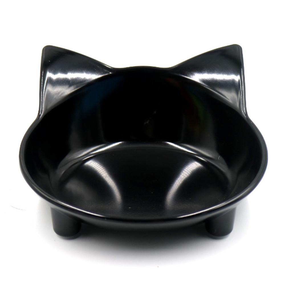 KFX-3921853 Cat-Shaped Melamine Pet Bowl with Anti-Slip Base for Easy Feeding and Cleaning
