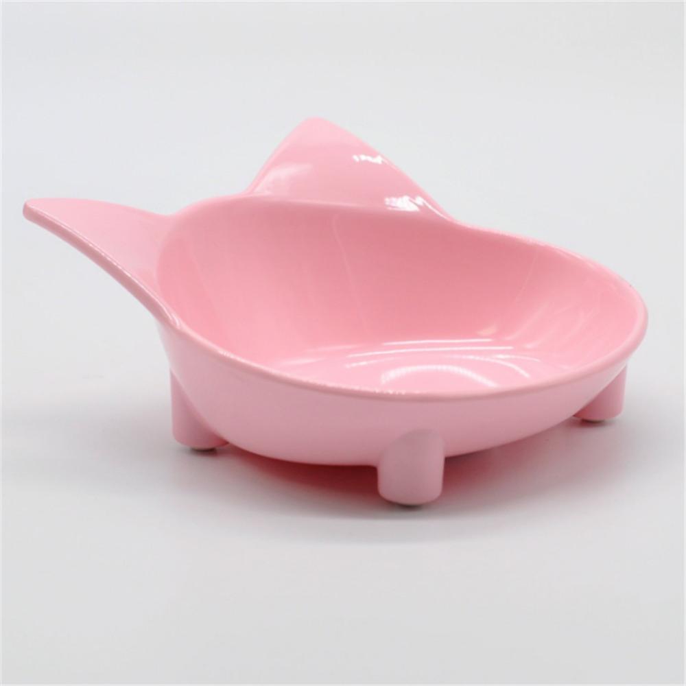 KFX-3921853 Cat-Shaped Melamine Pet Bowl with Anti-Slip Base for Easy Feeding and Cleaning