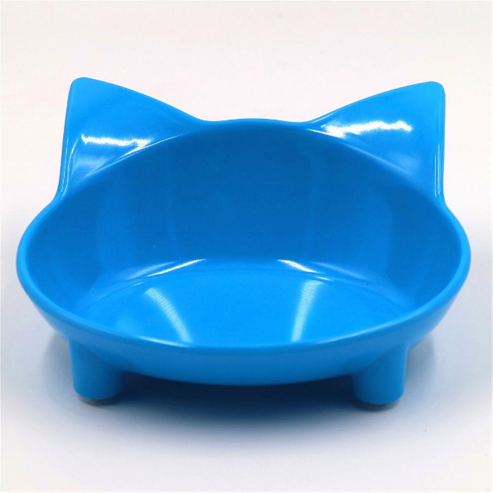 KFX-3921853 Cat-Shaped Melamine Pet Bowl with Anti-Slip Base for Easy Feeding and Cleaning