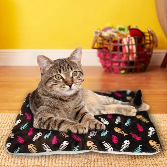 KFX-3923517 Thick Flannel Pet Blanket for Warmth and Comfort in Various Sizes