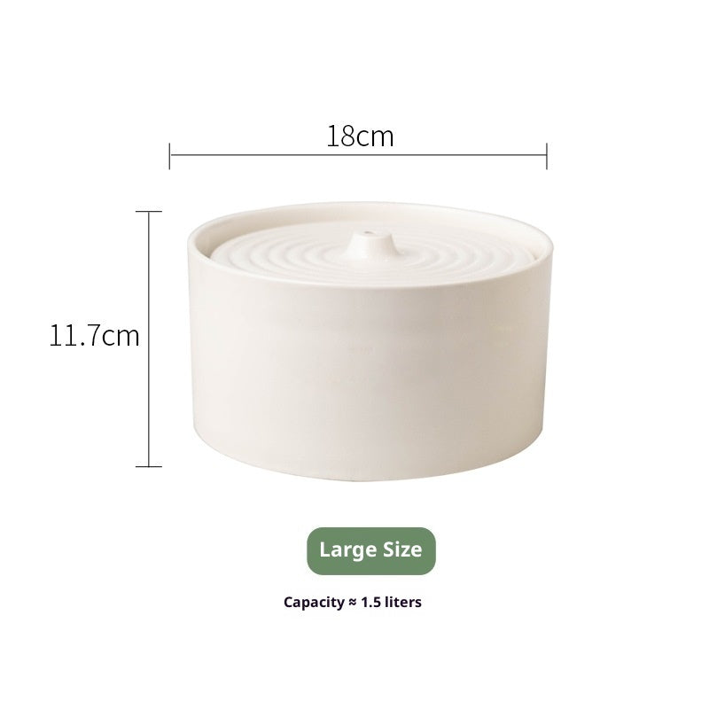 KFX-3933245 Ceramic Electric Cat Water Dispenser Fountain in Various Sizes and Colors