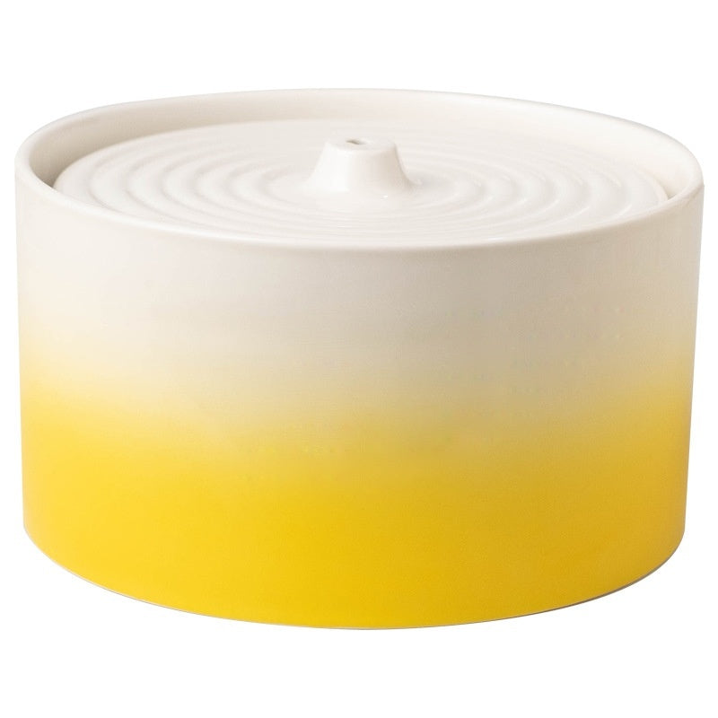 KFX-3933245 Ceramic Electric Cat Water Dispenser Fountain in Various Sizes and Colors