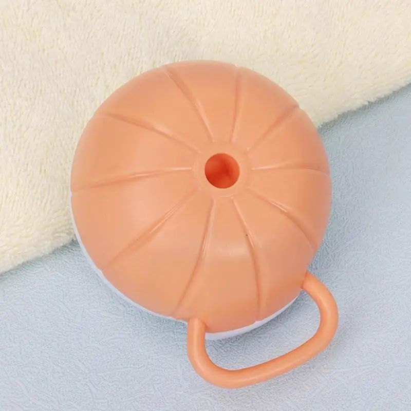 KFX-3935037 Silicone Dog Bath Brush with Shampoo Dispenser and Massage Bristles for Effective Pet Grooming