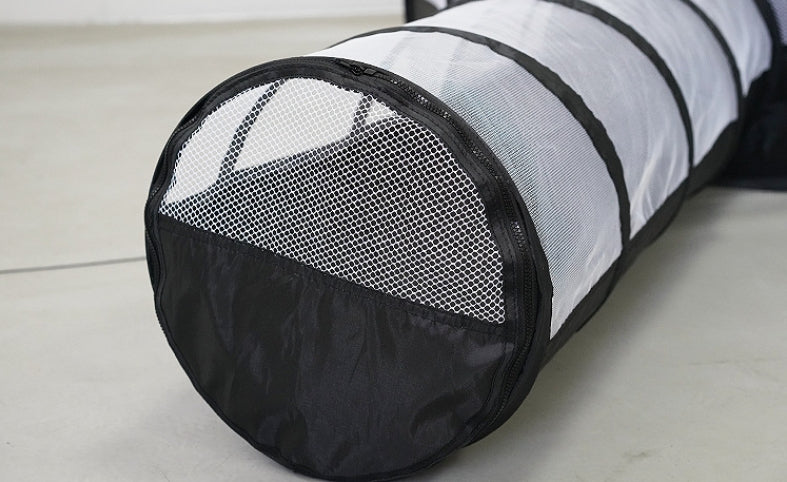 KFX-3936829 Foldable Cat Tunnel with Detachable Design and Multi-Purpose Use for Play and Relaxation