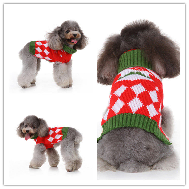 KFX-3937341 Casual Polyester Dog Sweater in Various Colors and Sizes