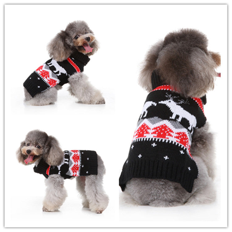 KFX-3937341 Casual Polyester Dog Sweater in Various Colors and Sizes
