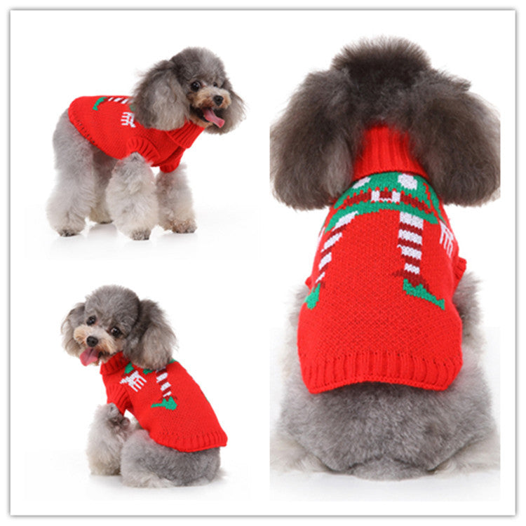 KFX-3937341 Casual Polyester Dog Sweater in Various Colors and Sizes