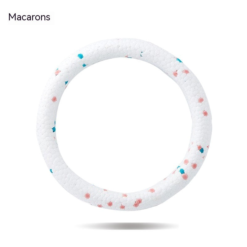 KFX-3937981 ETPU Bite Resistant Dog Toy Ring - 18cm Diameter for Dogs Under 12KG