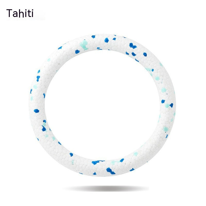 KFX-3937981 ETPU Bite Resistant Dog Toy Ring - 18cm Diameter for Dogs Under 12KG