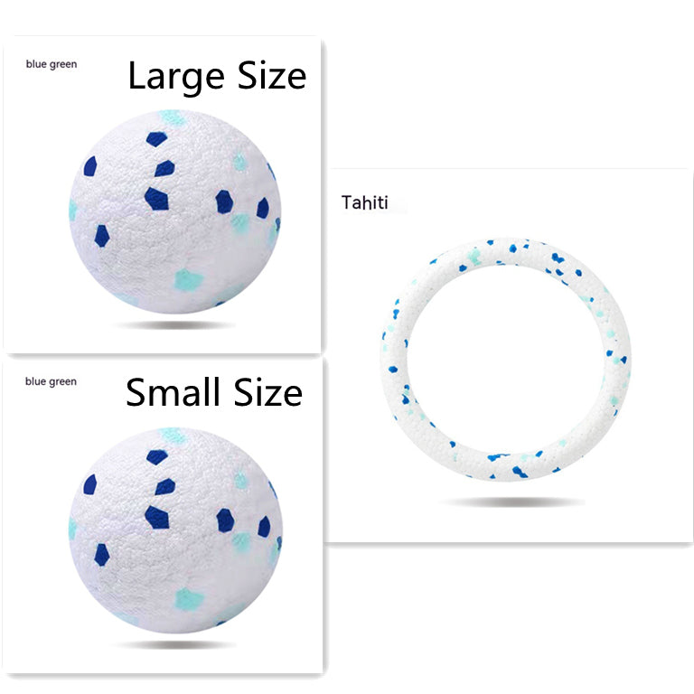 KFX-3937981 ETPU Bite Resistant Dog Toy Ring - 18cm Diameter for Dogs Under 12KG