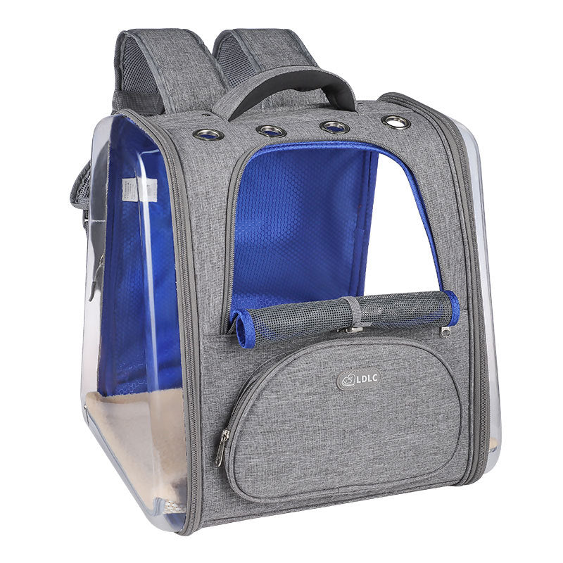 KFX-3939389 Transparent Window Pet Backpack with Ventilation Holes for Comfort
