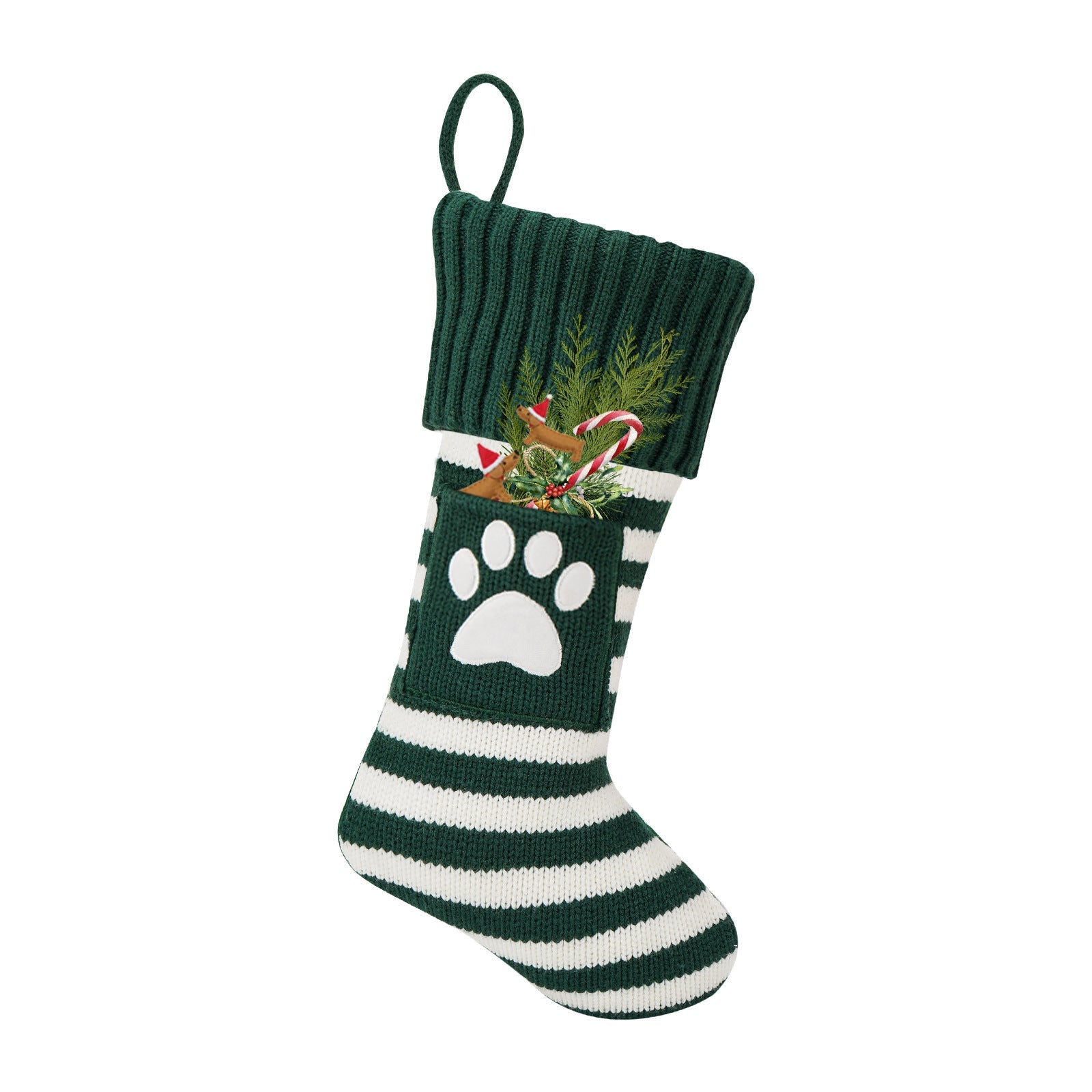 KFX-3939773 Christmas Pet Socks Gift Set - Knitted Holiday Designs for Cats and Dogs