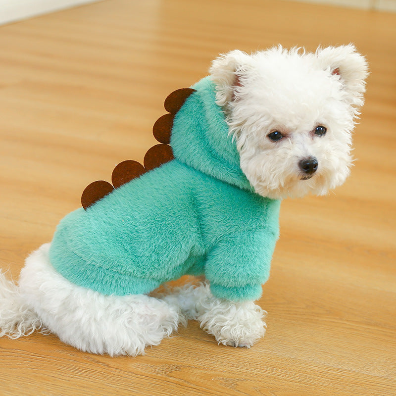 KFX-3941309 Cozy Little Flying Dragon Hoodie for Pets - Warm Casual Apparel in Multiple Sizes
