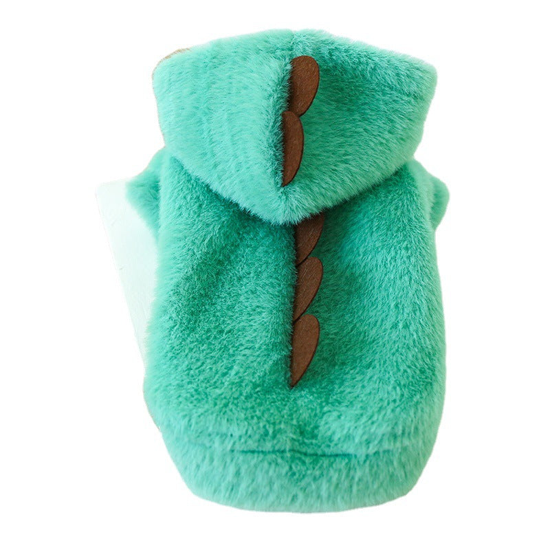 KFX-3941309 Cozy Little Flying Dragon Hoodie for Pets - Warm Casual Apparel in Multiple Sizes