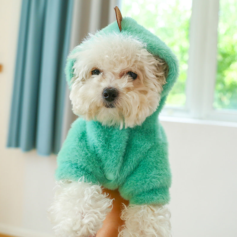 KFX-3941309 Cozy Little Flying Dragon Hoodie for Pets - Warm Casual Apparel in Multiple Sizes