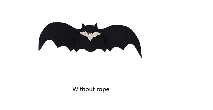 KFX-3942717 Halloween Pet Bat Wings Costume for Dogs and Cats - Durable Black Polyester Fiber and Felt Fabric