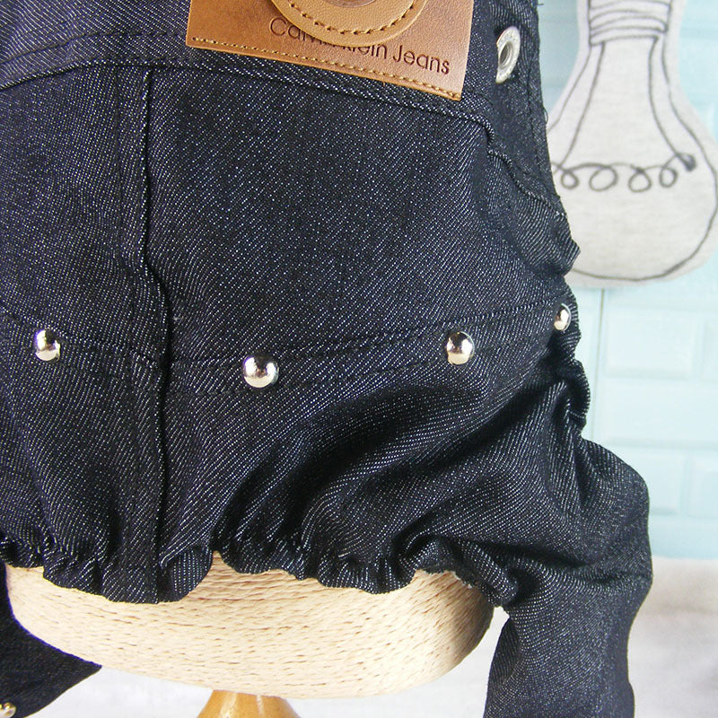 KFX-3943485 Casual Cotton Denim Overalls for Dogs